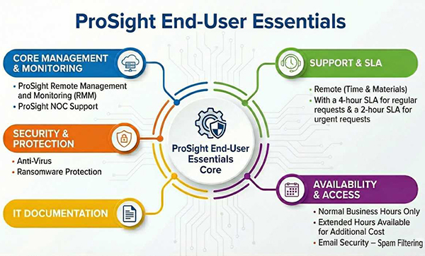 ProSight Managed IT Service Plan for End Users