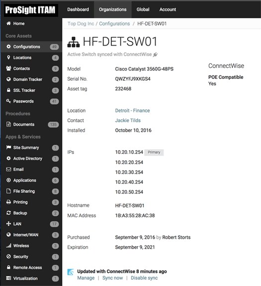 IT Asset Documentation Consulting Services