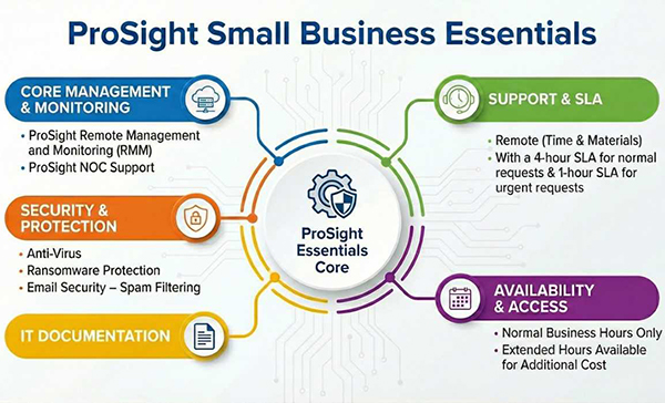ProSight Managed IT Service Plan for Small Businesses