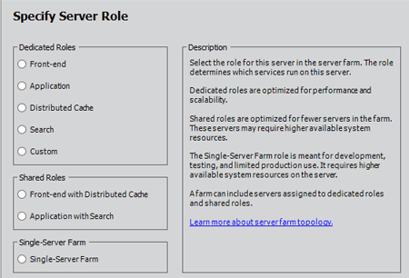 SharePoint Server 2016 MinRole Consultants